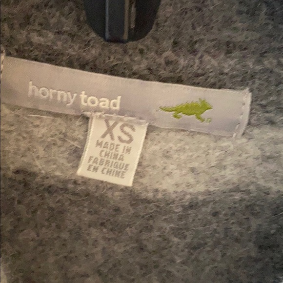 Horny Toad wool blend long cardigan sweater Extra Small - Picture 5 of 7
